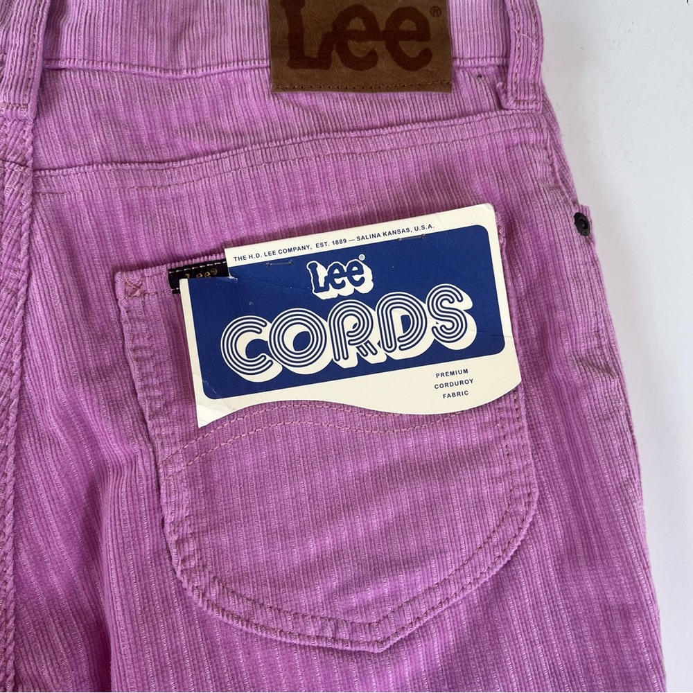 NWT Lee X Free People High Rise pink flare corduroy pants.
